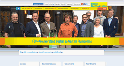 Desktop Screenshot of fdp-goslar.de